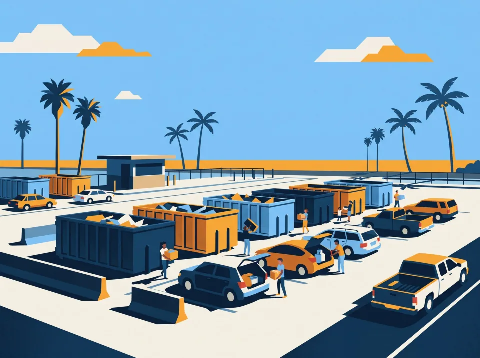Illustration: a public drop-off center