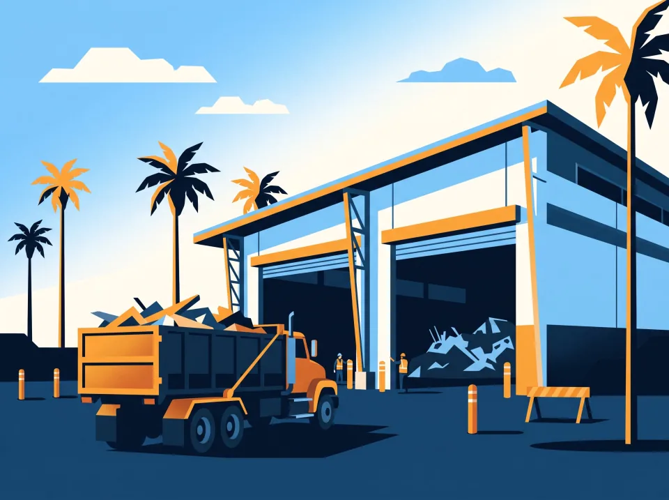 Illustration: a public drop-off center