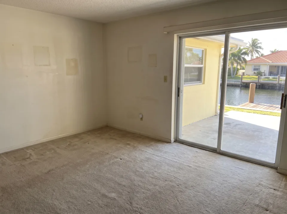 Illustration, after: the space cleared