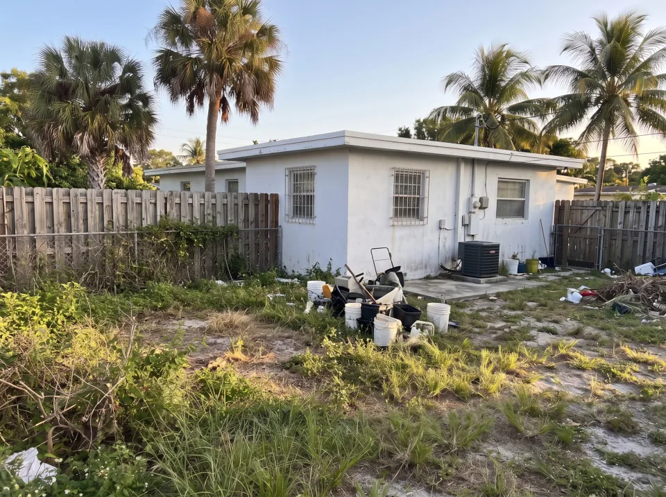 Illustration, after: the shed removed