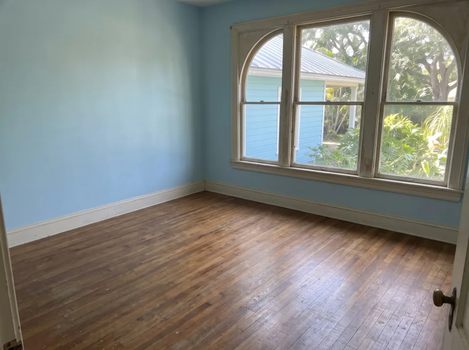 Illustration, after: the space cleared
