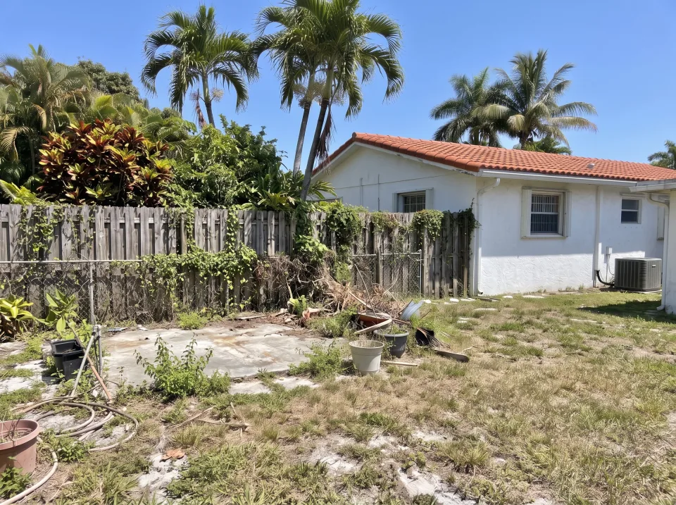 Illustration, after: the shed removed